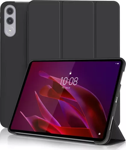 Husa Ultra Slim pentru Lenovo Yoga Tab 11.1 2025 Silicon TPU Smart Cover - Negru