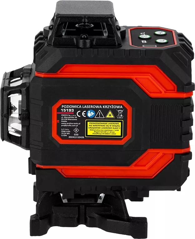 Instrument puternic de nivelare cu raze laser verzi 360°