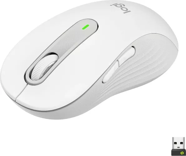 Mouse fara fir Logitech Signature M650 L alb - RESIGILAT