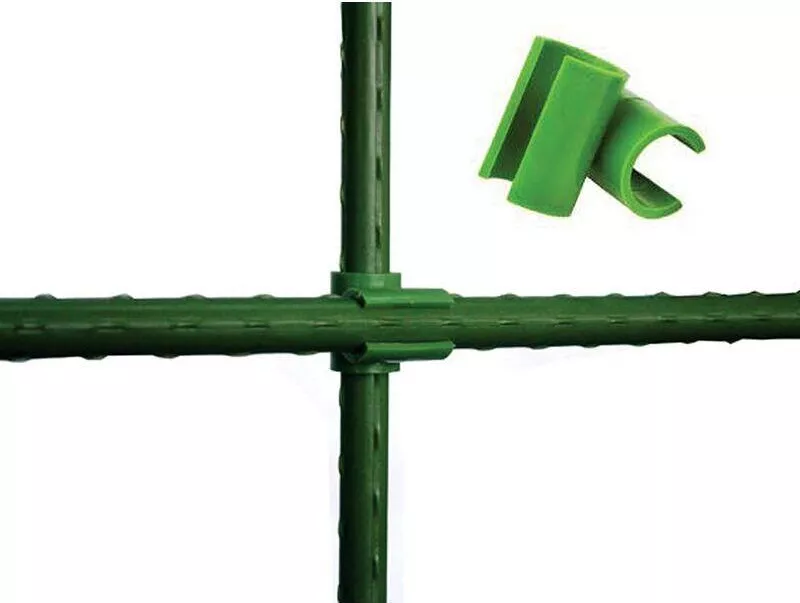 Conector plastic tip T pentru araci de 11 mm set 24 buc verde 211890
