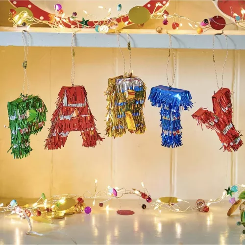 Mini Pinata Set Pinata Mini PARTY Flippy Accesoriu pentru Petrecere Set 5 Bucati din Hartie