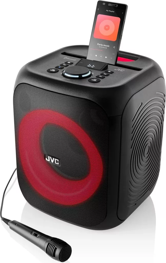 Boxa portabila JVC XS-EP314B 60W LED Bluetooth Karaoke AUX intrare