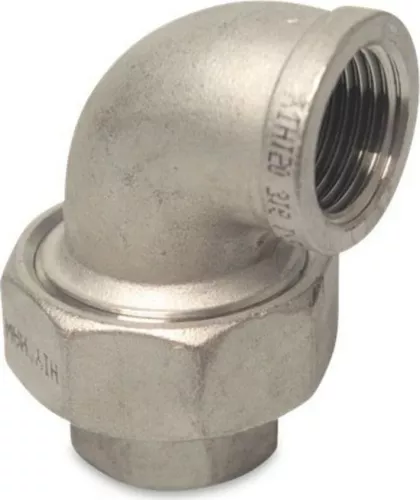 Fiting filet inox racord cot 90° 1& IG tip conic