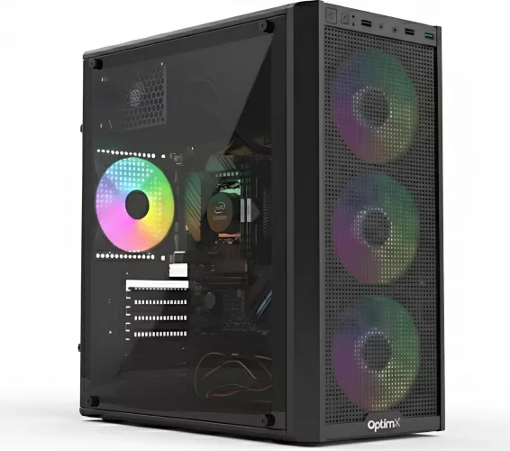 Desktop PC OptimX Prime Silver V1 Intel® Core&trade i5-9500 up to