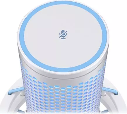 Microfon HyperX by HP QuadCast 2 USB-C iluminare LED (Gri) — imaginea 4