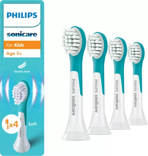Rezerve Philips Sonicare Kids Compact HX6034/90, pachet de 4 capete de periere, Standard, click-on — imaginea 3