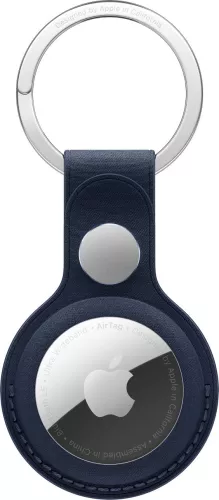 AirTag FineWoven Key Ring pentru AirTag Apple - Deep Blue