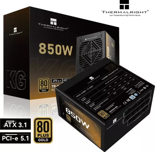 Sursa Thermalright 850W 80+ Gold ATX 3.1 full modulara
