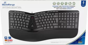 Tastatura multimedia cu fir MediaRange 124 butoare și Scroll-wheel — imaginea 3