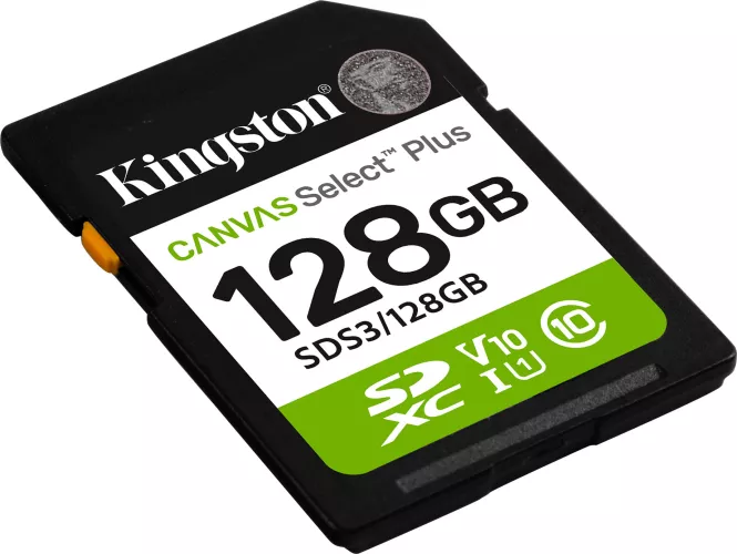 Card de Memorie SDXC Kingston Canvas Select Plus, 128GB, Clasa 10 UHS-I, R/W100/85 MB/s, Format: exFAT — imaginea 5