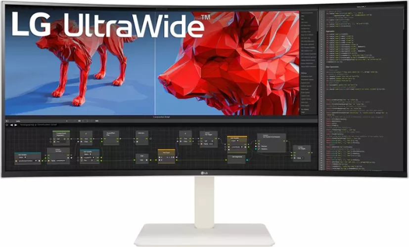 Monitor LG 37.5" 144Hz IPS 1ms 38BR85QC-W WQHD+ 3840x1600 HDMI DisplayPort Boxe alb