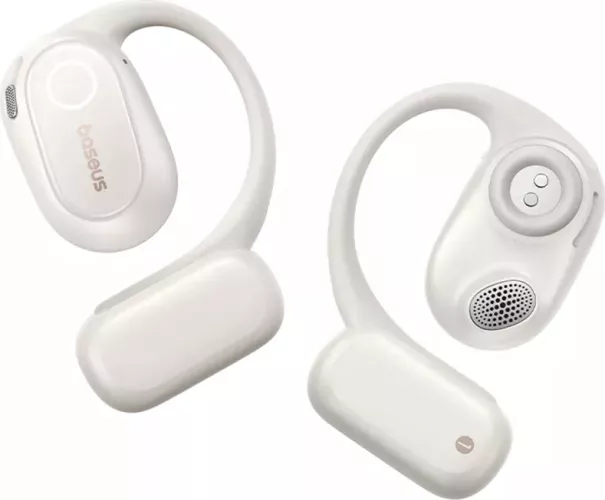 Căști True Wireless Baseus Bowie MF1 Open-Ear, Autonomie 60 de ore, IPX4, Bluetooth 5.4, Alb — imaginea 5