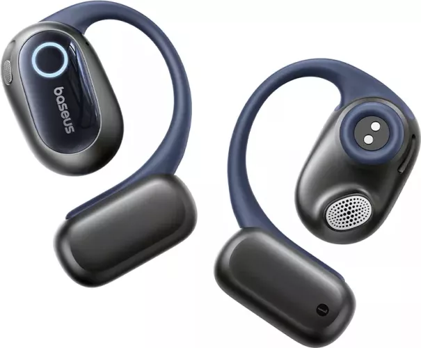 Căști True Wireless Baseus Bowie MF1 Open-Ear, Autonomie 60 de ore, IPX4, Bluetooth 5.4, Alb — imaginea 6