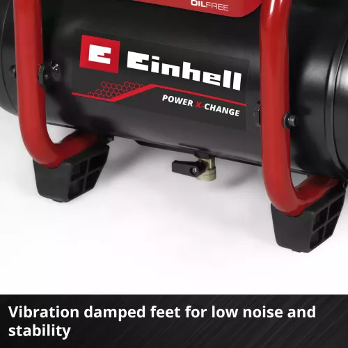 Compresor aer pe acumulator Einhell Expert TE-AC 36/150 Li OF-Solo Power X-Change, 36 V max. 8 bar rezervor de 6 l capacitate de aspirare de — imaginea 5
