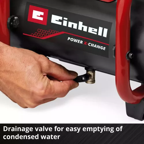 Compresor aer pe acumulator Einhell Expert TE-AC 36/150 Li OF-Solo Power X-Change, 36 V max. 8 bar rezervor de 6 l capacitate de aspirare de — imaginea 6