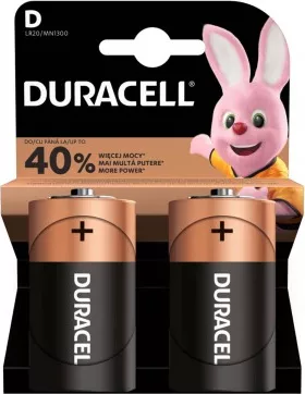 Baterii Duracell R20 Basic D/LR20 alcaline 1.5V 2buc