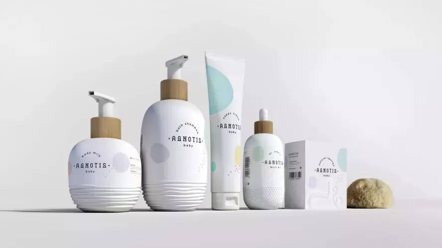 Șampon și gel de dus hipoalergenic 2 in 1 pentru bebeluși și copii Agnotis 400 ml — imaginea 5