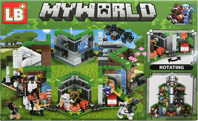 Set de constructie LB Plus My World of Minecraft 4 in 1 214 D Set de constructie LB Plus My World of Minecraft 4 in 1 214 D