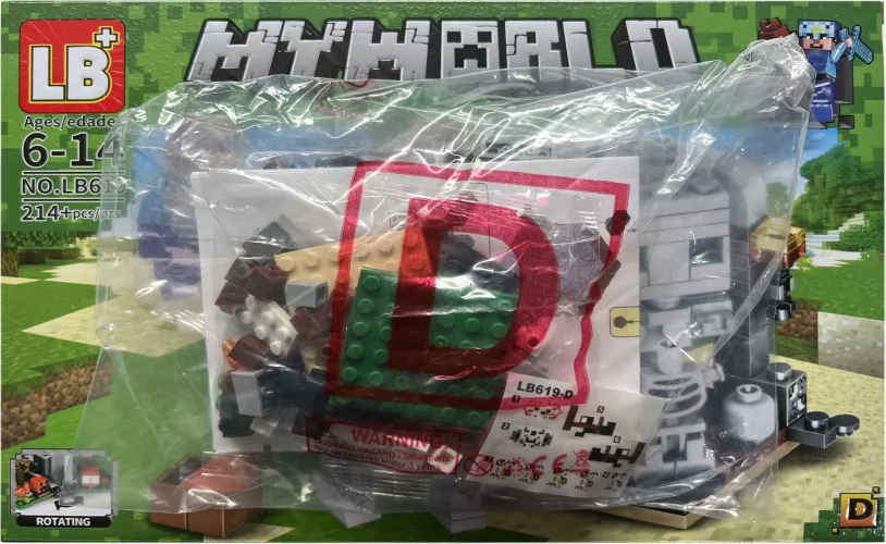 Set de constructie LB Plus My World of Minecraft 4 in 1 214 D