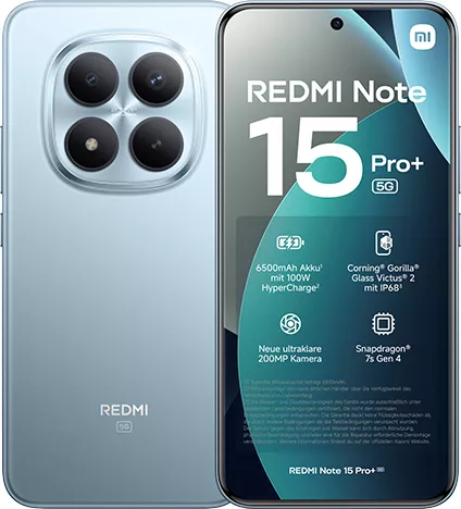 Xiaomi Redmi Note 15 Pro+ 5G 256GB 8GB 6.83