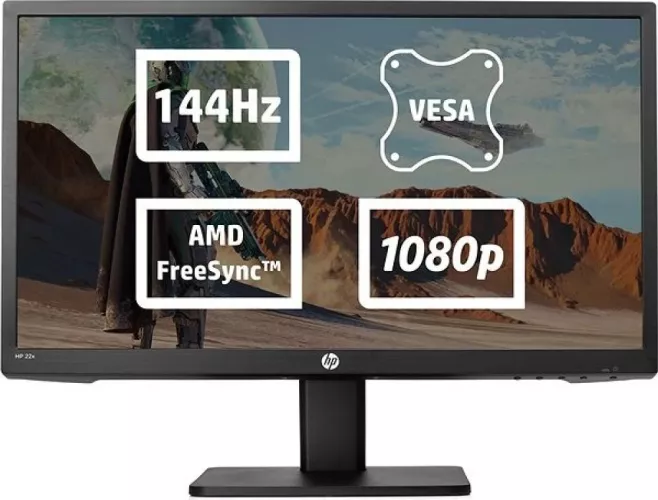LED TN HP 22x 6ML40AA 21.5 Full HD HDMI 1ms 144Hz FreeSync Negru 6ML40AA - imagine 1