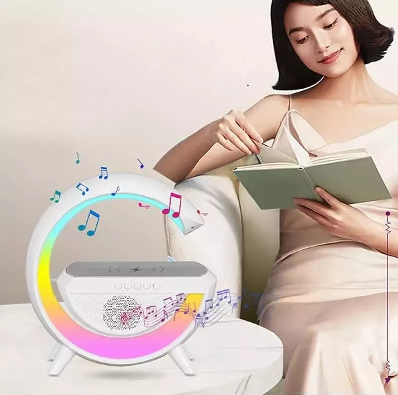 Boxa Multifunctionala 3 in 1 SIKS Lampa LED RGB Smart Boxa Bluetooth ...