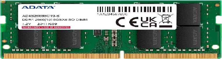 Memorie RAM Laptop SODIMM ADATA 8GB DDR4 2666 MHz AD4S26668G19-SGN