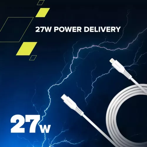 Cablu Canyon CLN30SC 30W USB-C Compatibil cu Apple 2m Alb — imaginea 6