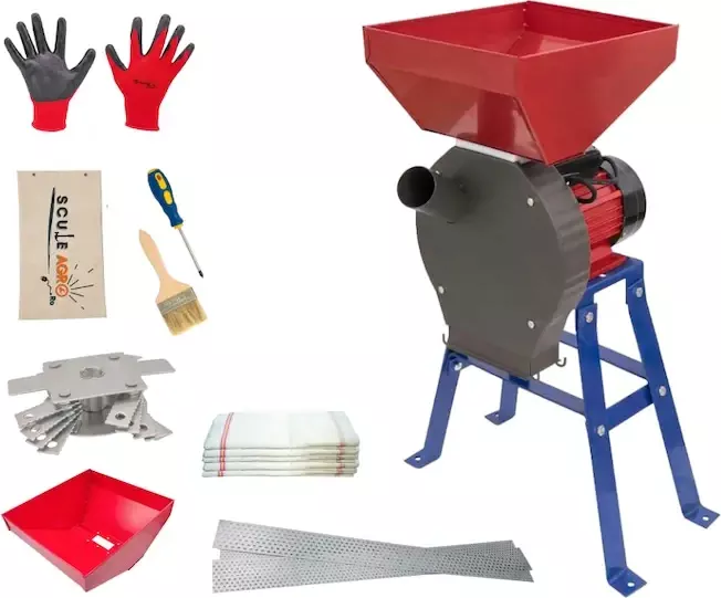 set-moara-electrica-cereale-2-in-1-3-9-kw-250-kg-h-3200rpm-100-cupru-suport