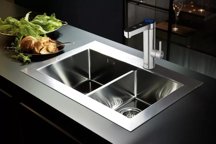 Robinet electric pentru încălzit apa Noveen IWH960 3600 W Montare pe blat Inox Clasa energetică A Protecție la supraincalzire — imaginea 4