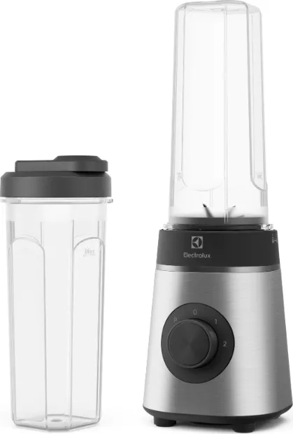 Blender sport Electrolux Create 4 E4SB1-4ST 350W 0.6l 2 viteze + funcție Pulse 2 recipiente on-the-go lame inox detasabile Inox — imaginea 3
