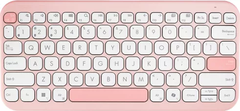 Tastatură wireless Asus Marshmallow KW100, Bluetooth 5.0, multi-device (3 dispozitive), scissor keys cursă 1,6 mm, 2 niveluri kickstand, 2×A — imaginea 3