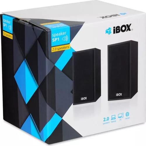 Boxe 2.0 i-BOX SP1 10W RMS Jack 3.5mm Negru — imaginea 6