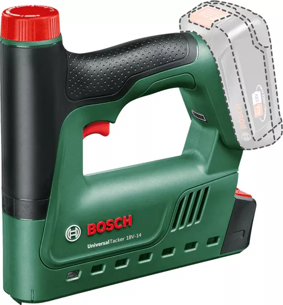 Capsator pe acumulator Bosch UniversalTacker 06032A7000, 18 V, 30 capse/min, capse de 11.4 mm, 14 mm cuie, 1000 capse tip 53, fără acumulato — imaginea 3
