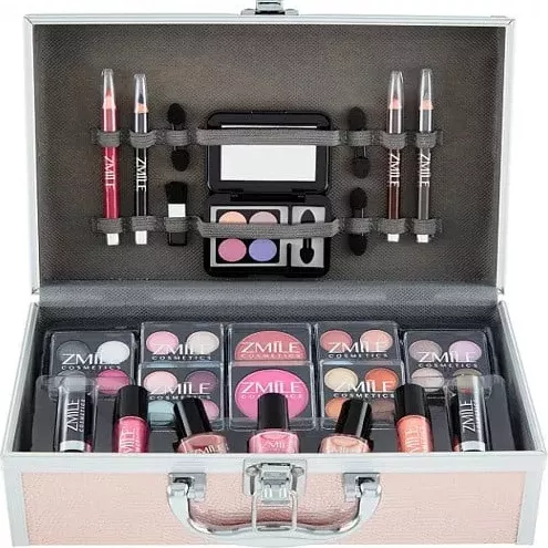 Trusa machiaj Zmile Cosmetics Geanta inclusa Pink