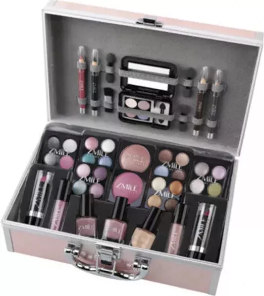 Trusa machiaj Zmile Cosmetics Geanta inclusa Pink