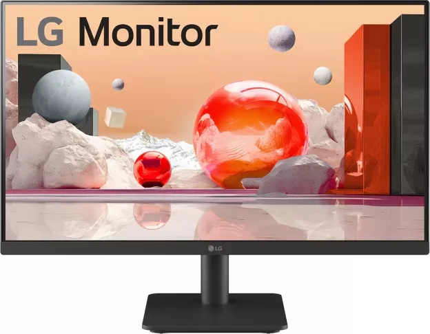 LG 23.8" 100Hz IPS Full HD HDMI DisplayPort Boxe Pivot negru - imagine 1