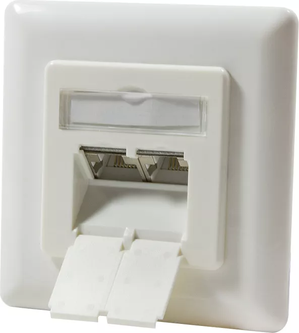 PRIZA RJ-45 aplicabila cu 2 iesiri LOGILINK pt. cablu FTP Cat6A RJ-45 M x 2