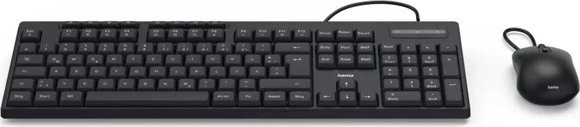 Set Mouse+Tastatura USB Hama CKM-200, 2000DPI, QWERTY RO, negru — imaginea 3