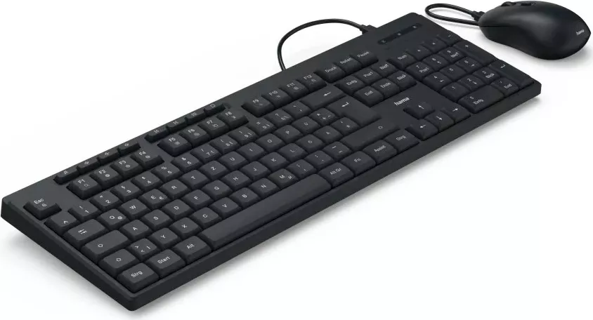 Set Mouse+Tastatura USB Hama CKM-200, 2000DPI, QWERTY RO, negru — imaginea 4
