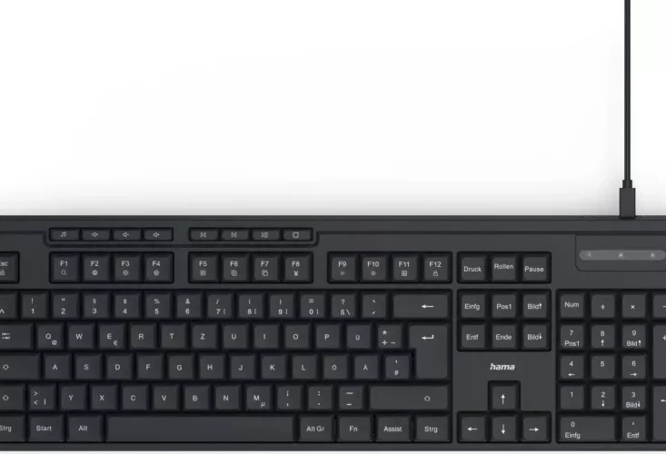 Set Mouse+Tastatura USB Hama CKM-200, 2000DPI, QWERTY RO, negru — imaginea 6