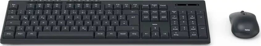 Tastatura cu Mouse Wireless Hama WKM-200, 1600dpi, QWERTY RO, negru — imaginea 4