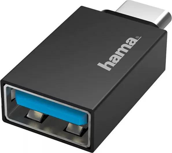 Adaptor USB OTG USB-C - USB A 3.2 Gen 1 Hama 200311, negru — imaginea 3