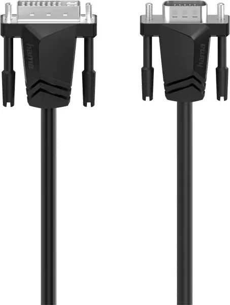 Cablu DVI - VGA Hama 200714, 1.5m, negru — imaginea 4