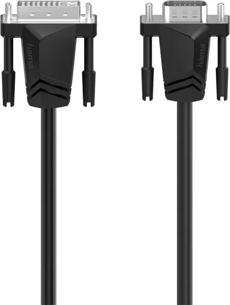 Cablu DVI - VGA Hama 200714, 1.5m, negru — imaginea 3