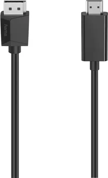 Cablu DisplayPort - HDMI Hama 205144, 1.5m, negru — imaginea 4