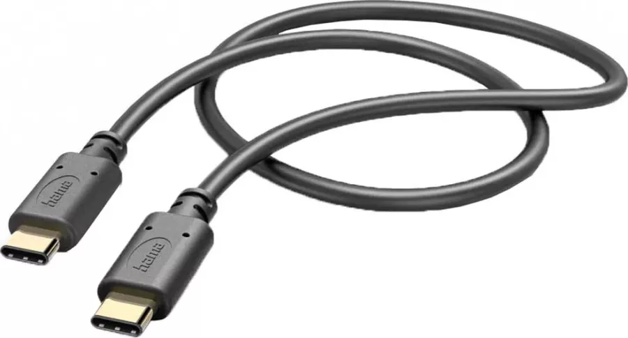 Cablu date Hama 201589, USB-C - USB-C , 1m, negru — imaginea 4