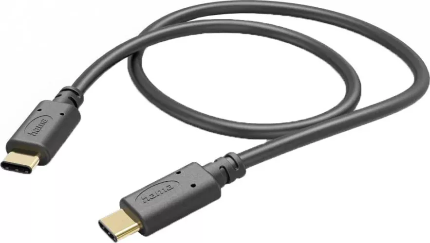 Cablu date Hama 201589, USB-C - USB-C , 1m, negru — imaginea 3