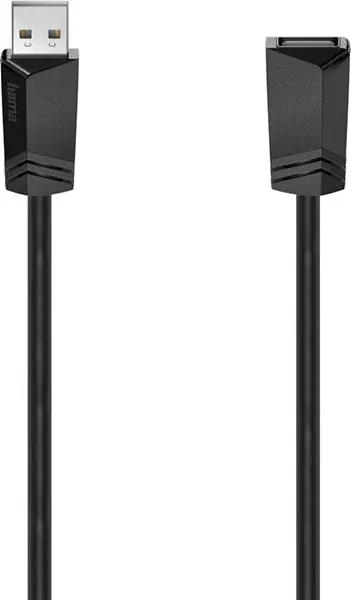 Cablu extensie USB 2.0 Hama 200619, 1.5m, negru — imaginea 4