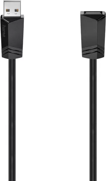 Cablu extensie USB 2.0 Hama 200620, 3m, negru — imaginea 5